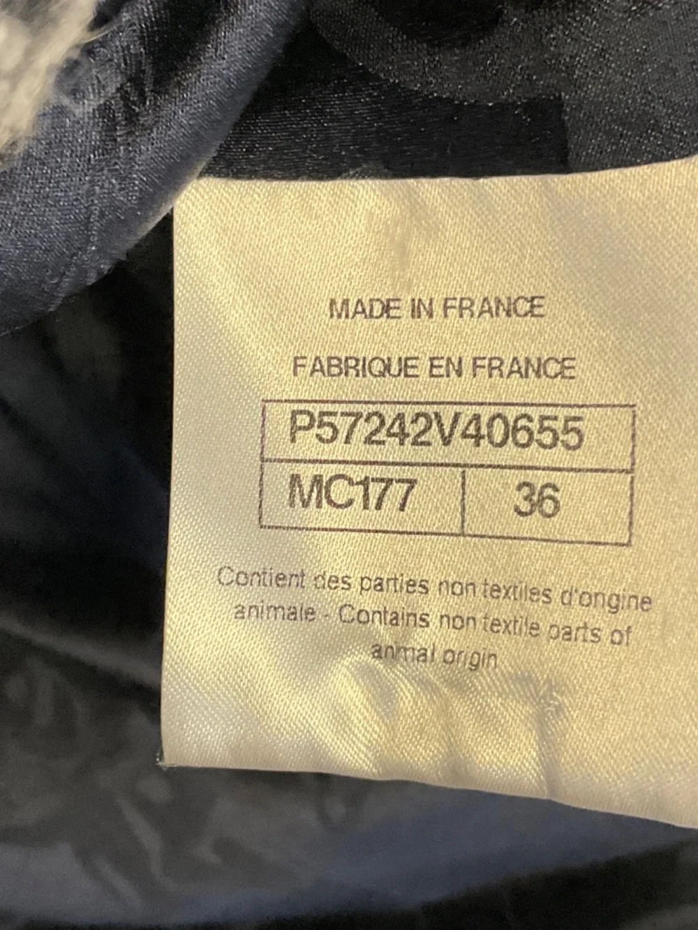 CHANEL RED / NAVY BLUE MULTI 2017 DOUBLE BREASTED WOOL TWEED COAT WITH CC LOGO B